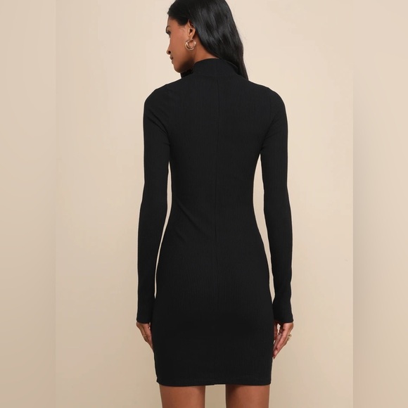 Ribbed long sleeve dress - Picture 2 of 4